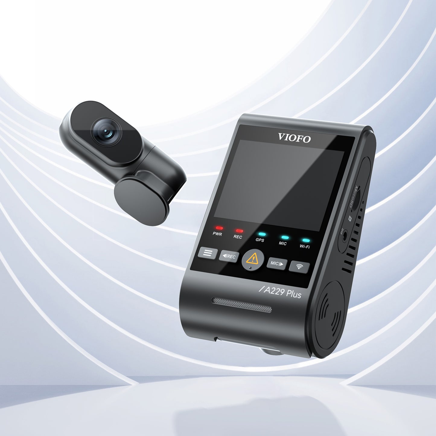 VIOFO A229 PLUS 2 CH + Hardwire Kit - Front & Rear Dash Cam