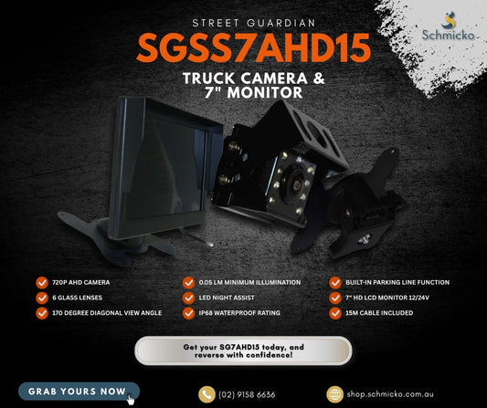 Heavy Duty SG Car Reverse Camera + HD Monitor